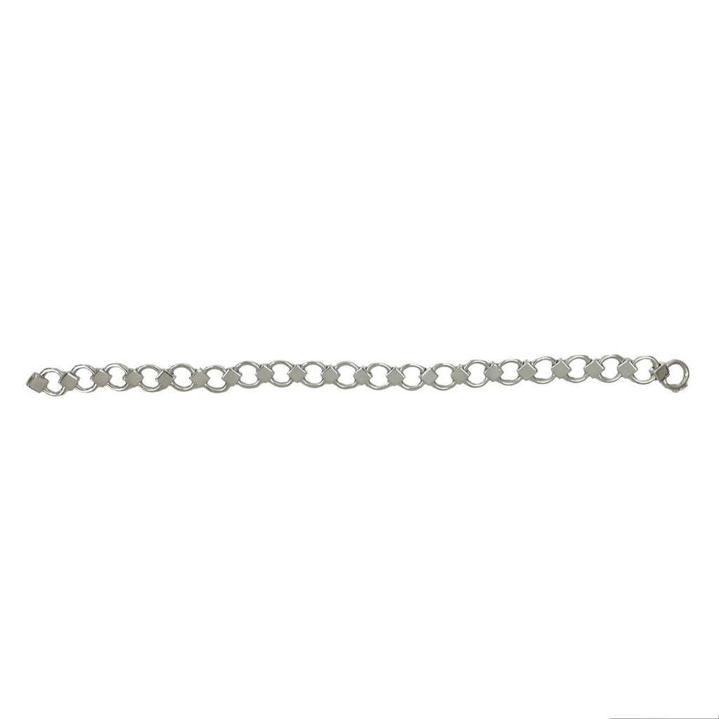 Hermes Lancelot 925 Sterling Silver Chain Necklace Choker — view 7