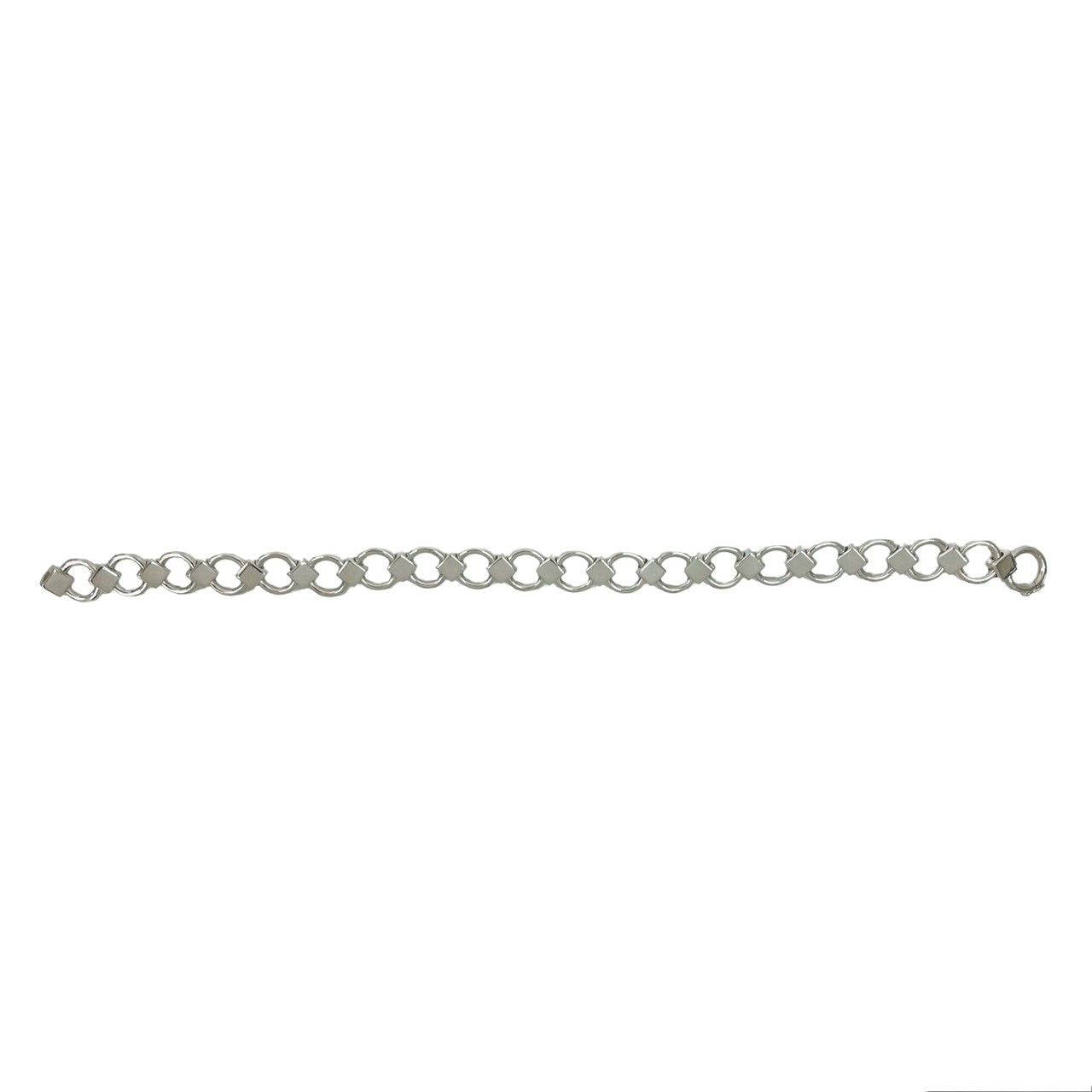 Hermes Lancelot 925 Sterling Silver Chain Necklace Choker — view 7