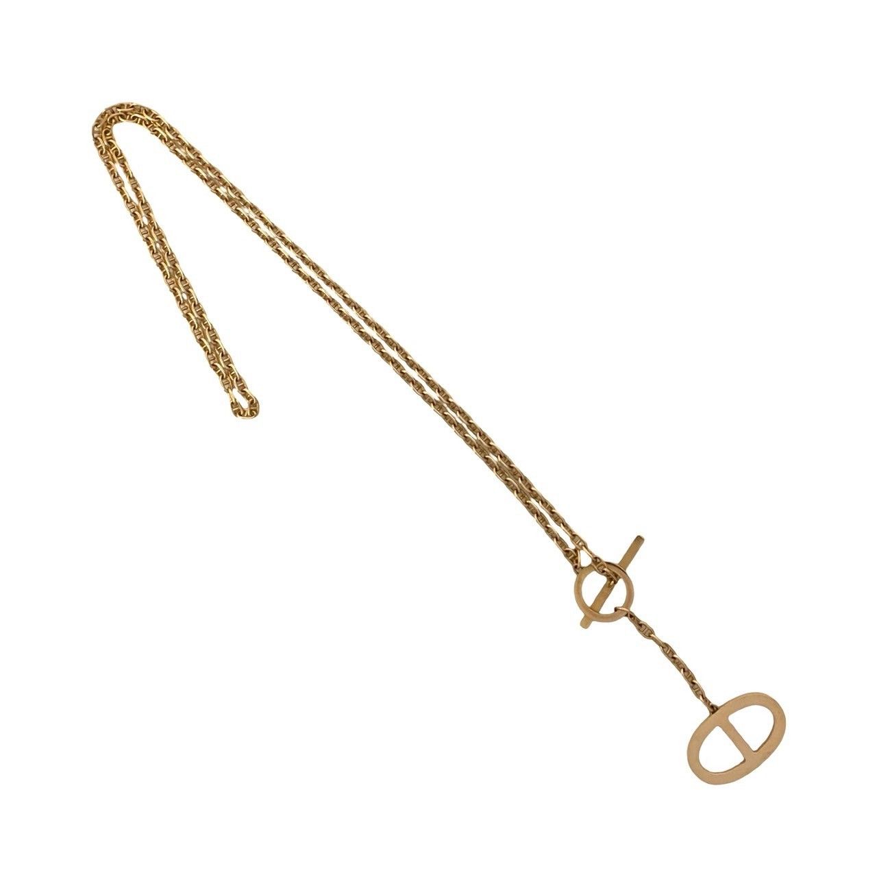Hermes Chaine D'ancre Contour Diamond Chain Pendant — view 5