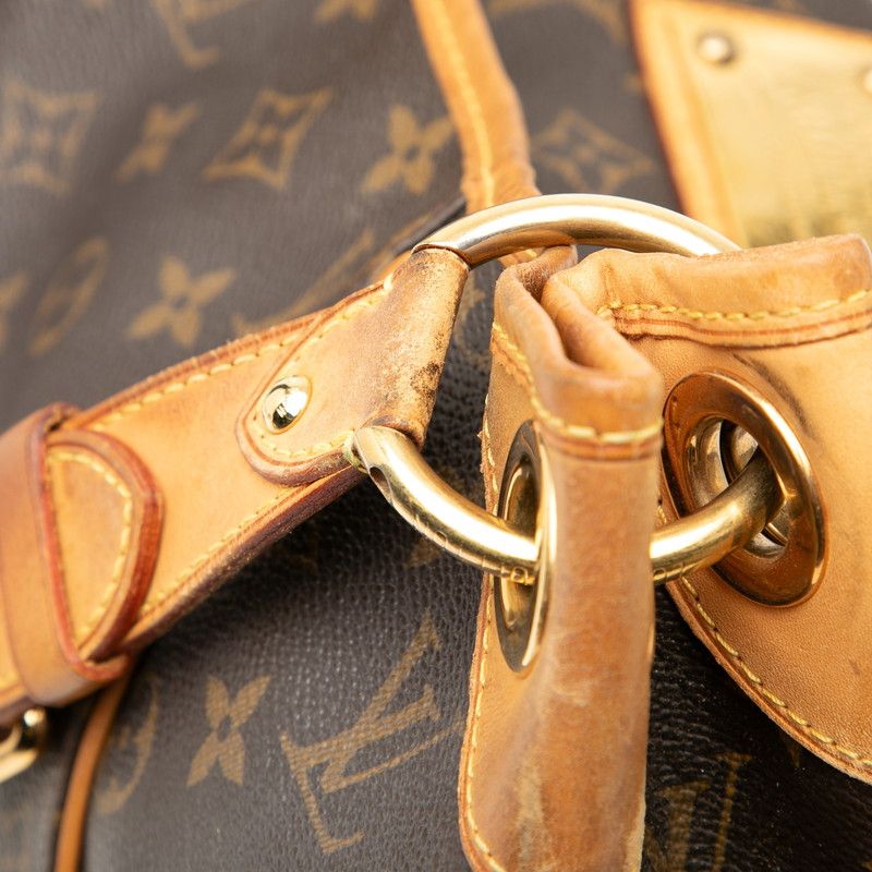 Louis Vuitton Monogram Galleria PM Shoulder Bag Brown Leather — view 4