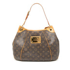 Louis Vuitton Monogram Galleria PM Shoulder Bag Brown Leather