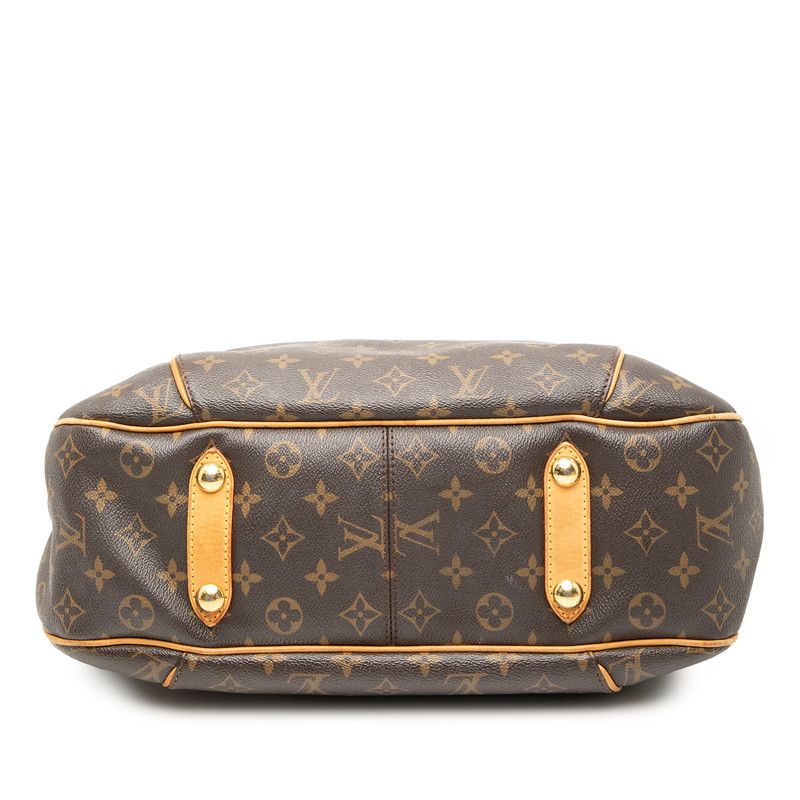 Louis Vuitton Monogram Galleria PM Shoulder Bag Brown Leather — view 3