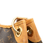 Louis Vuitton Monogram Galleria PM Shoulder Bag Brown Leather — view 5