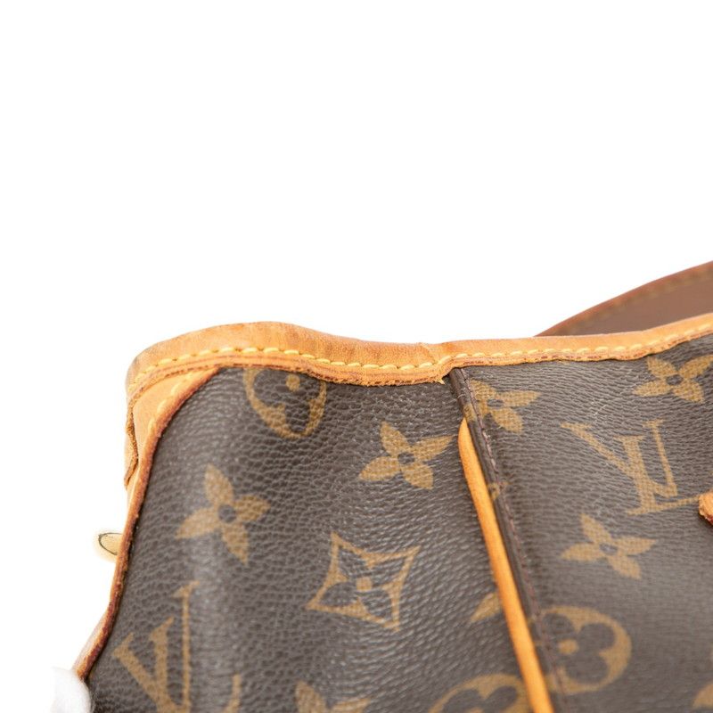 Louis Vuitton Monogram Galleria PM Shoulder Bag Brown Leather — view 6