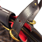 Louis Vuitton Damier Sistina GM Shoulder Bag Brown Leather — view 4