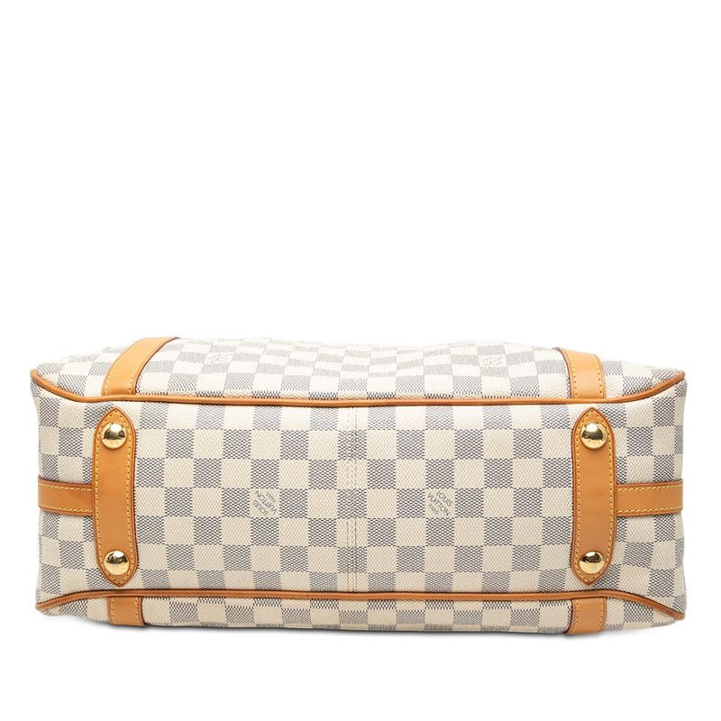 Louis Vuitton Damier Azur Strethe PM Shoulder Bag White Ivory Leather — view 3