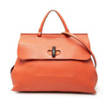 Gucci Bamboo Daily Tote Shoulder Bag 2-Way Red Leather