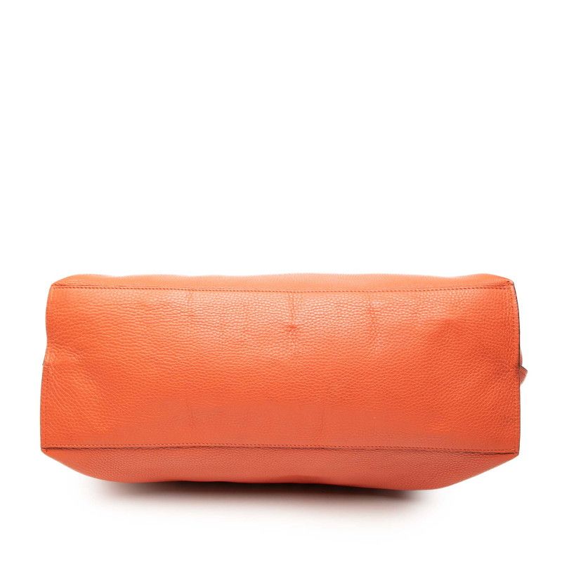 Gucci Bamboo Daily Tote Shoulder Bag 2-Way Red Leather — view 3