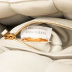 Bottega Veneta Maxi Intrecciato Padded Cassette Crossbody Shoulder Bag Ivory — view 5