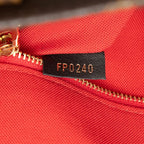 Louis Vuitton Monogram Giant Reverse On The Go MM Tote Brown Leather — view 6