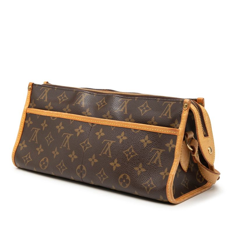 Louis Vuitton Monogram Popincourt Long Crossbody Shoulder Bag Brown Leather — view 2