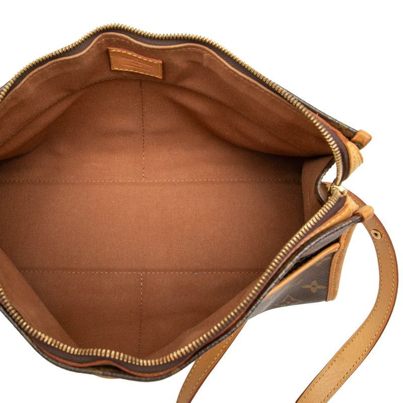 Louis Vuitton Monogram Popincourt Long Crossbody Shoulder Bag Brown Leather — view 5