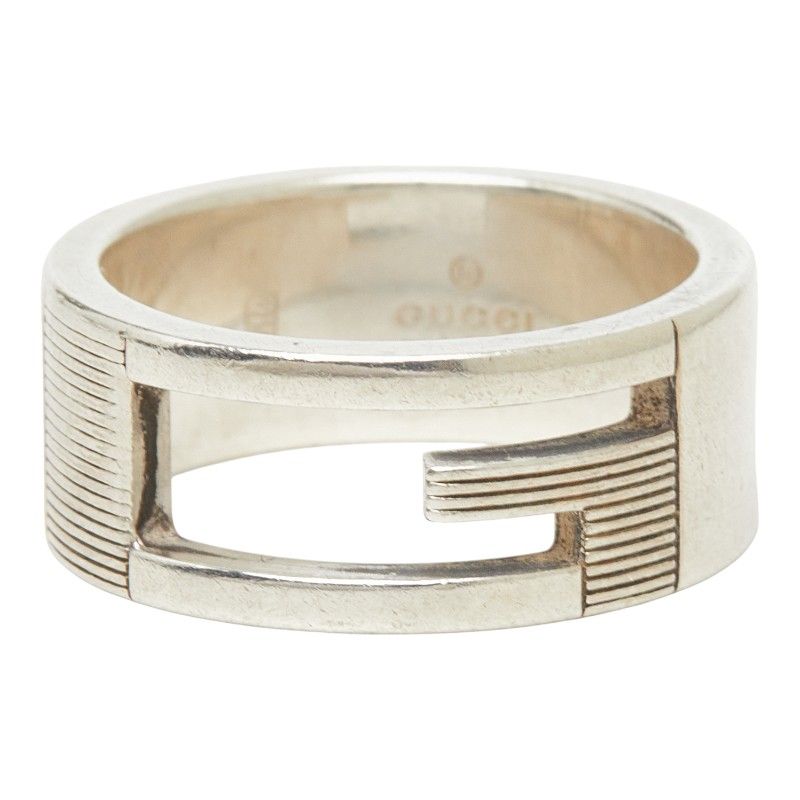Gucci Cutout Ring Silver