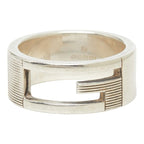 Gucci Cutout Ring Silver