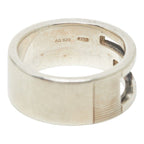 Gucci Cutout Ring Silver — view 7