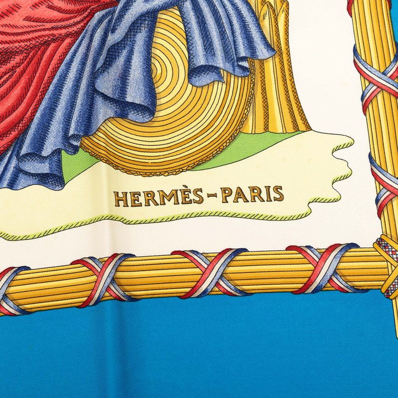 Hermes Carre 90 Liberte Egalite Fraternite Republique Francaise French Revolutio — view 7
