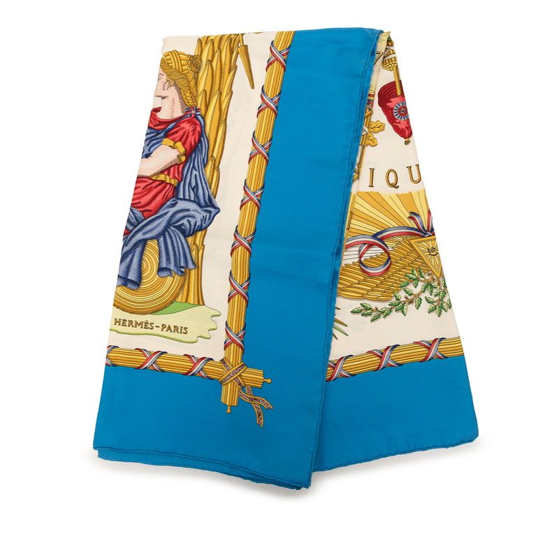Hermes Carre 90 Liberte Egalite Fraternite Republique Francaise French Revolutio — view 2