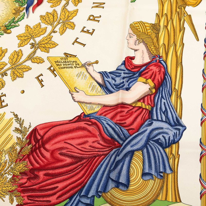 Hermes Carre 90 Liberte Egalite Fraternite Republique Francaise French Revolutio — view 6