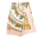 Hermes Carre 90 la Promenade de Longchamps Walk to Long Chien Scarf Large Pink — view 2