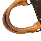 Louis Vuitton Monogram Speedy 25 Mini Boston Bag Brown Leather — view 6