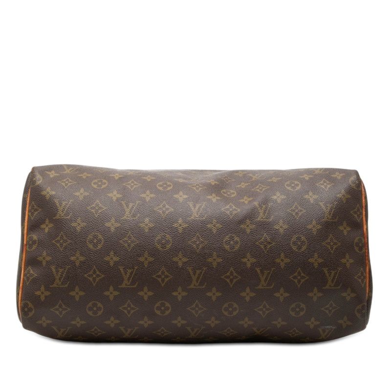 Louis Vuitton Monogram Speedy 40 Boston Bag Brown Leather — view 3