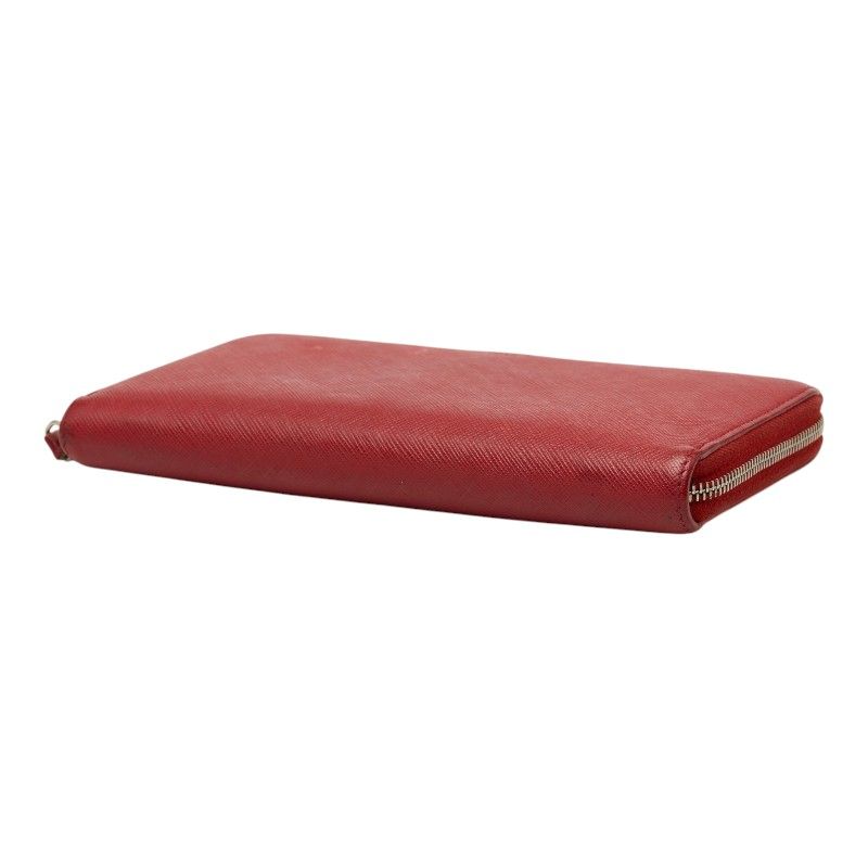 Celine Zip Around Wallet Red Leather — view 4
