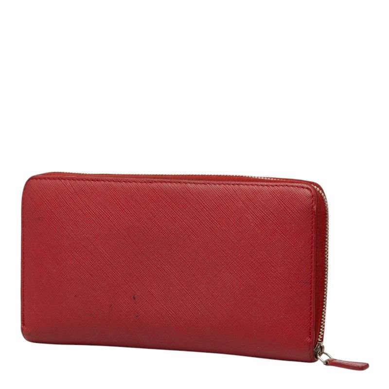 Celine Zip Around Wallet Red Leather — view 2