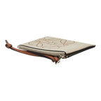 Loewe Anagram Coin Case Card Beige Brown Leather — view 5