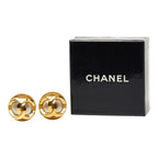 Chanel CC Logo Earrings Gold Plated Faux Pearl — view 6