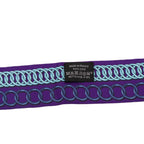 Hermes Twilly Maillon Scarf Blue Purple Silk — view 4