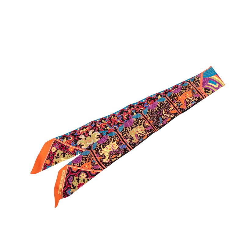 Hermes Twilly Collections Imperiales Royal Collection Scarf Multicolor Silk