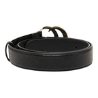 Gucci Double Buckle Belt 75 30 Black Leather — view 3