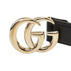 Gucci Double Buckle Belt 75 30 Black Leather — view 4