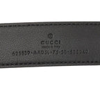 Gucci Double Buckle Belt 75 30 Black Leather — view 5