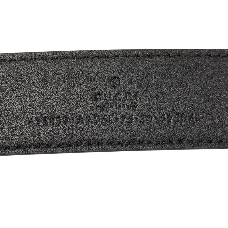 Gucci Double Buckle Belt 75 30 Black Leather — view 5