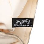 Hermes Bora Pouch Set Clutch Ivory Cotton — view 6
