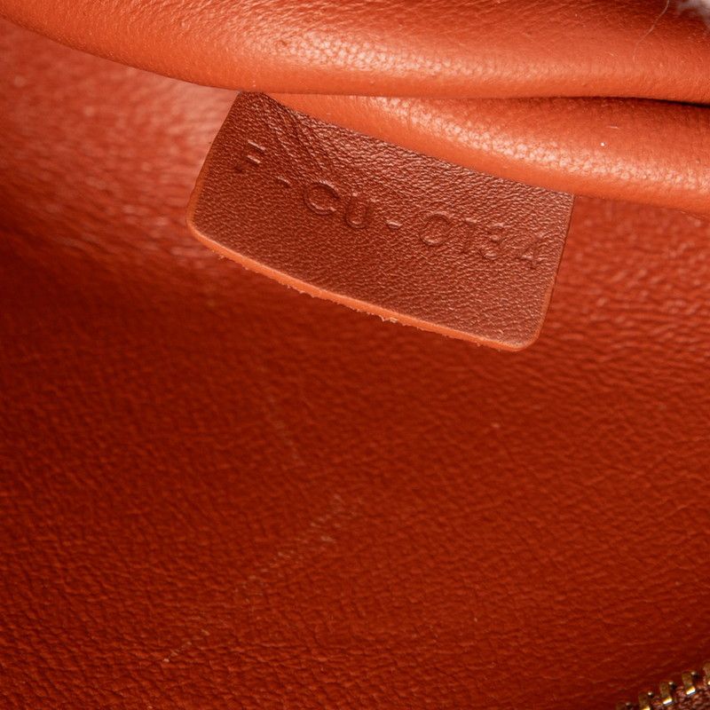 Celine Trapeze 2-Way Shoulder Bag Black Brown Leather — view 6