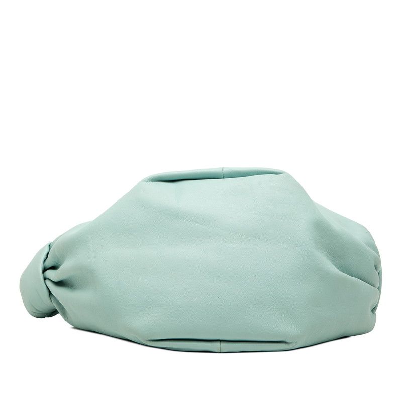 Bottega Veneta Double Knot Mini Handbag Blue Leather — view 3