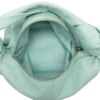Bottega Veneta Double Knot Mini Handbag Blue Leather — view 4