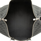 Louis Vuitton Damier Graphite Keepall Bandouliere 45 Boston Bag 2-Way Black — view 4