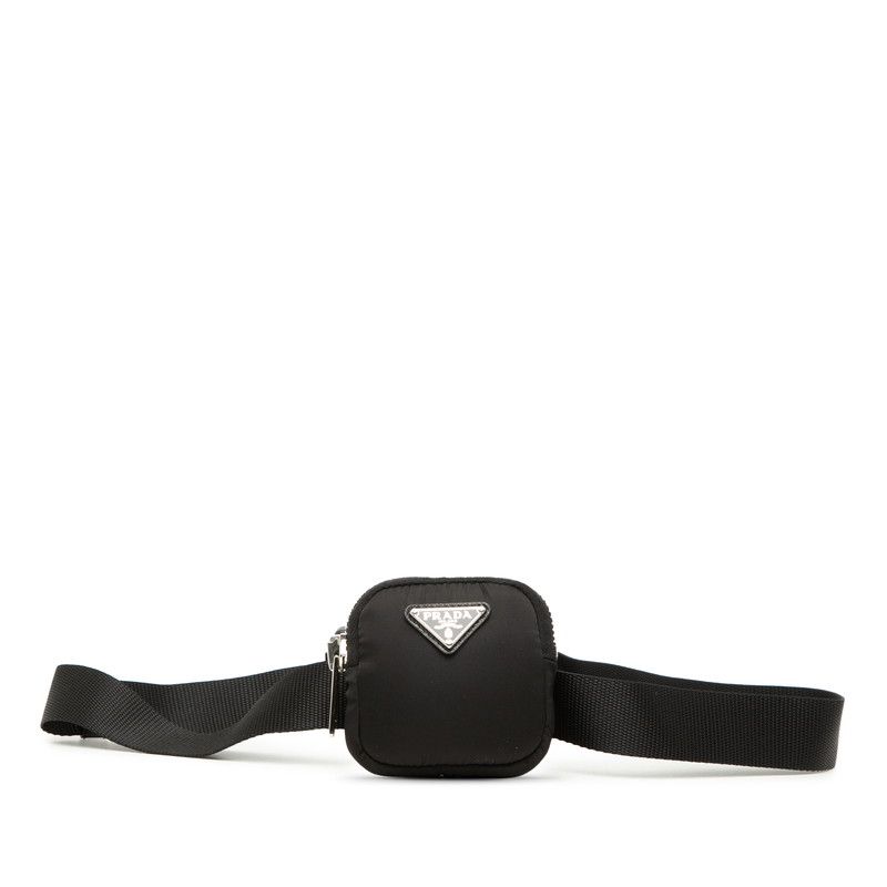 Prada Belt Bag Waist Pouch Black Nylon