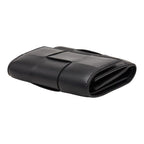 Bottega Veneta Maxi Intrecciato Cassette Trifold Wallet Black Leather — view 5