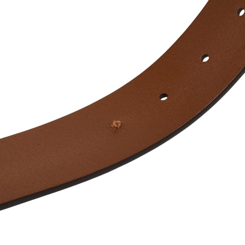 Gucci Interlocking 105 42 Brown Leather Belt — view 5