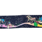 Hermes Twilly Space Derby Scarf Navy Multicolor Silk — view 5