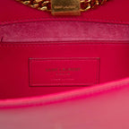 Saint Laurent YSL Monogram Classic Kate Tassel Chain Shoulder Bag Pink Leather — view 5
