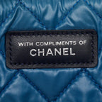 Chanel CC Logo Christmas Limited Clutch Pouch Multicolor Canvas Lambskin — view 8