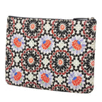 Chanel CC Logo Christmas Limited Clutch Pouch Multicolor Canvas Lambskin — view 2