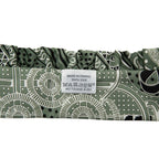 Hermes Twill Ruffle Eperon D'or Bandana Apron Scarf Green White Black Silk — view 5