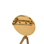 Chanel CC Logo Quilted Bag Motif Brooch Gold Plated — view 3