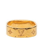 Louis Vuitton Monogram Bague Nanogram Ring S Gold Plated — view 3